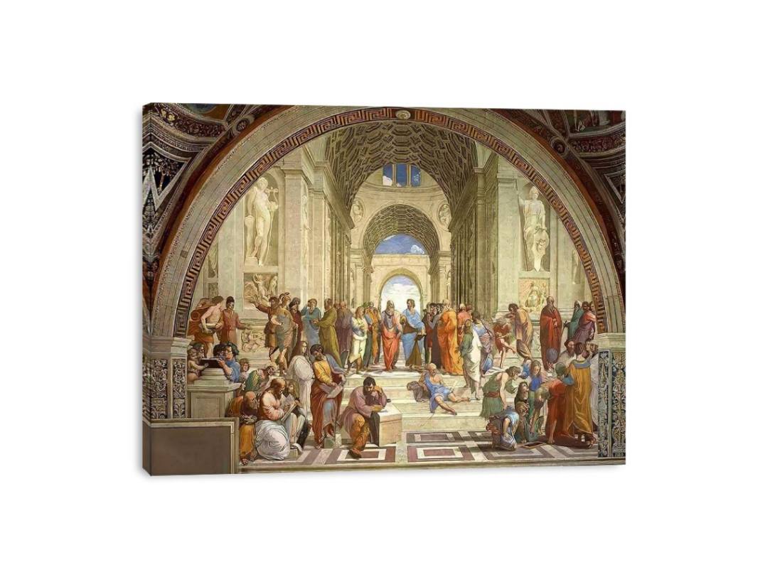 The School of Athens by Raphael Painting 