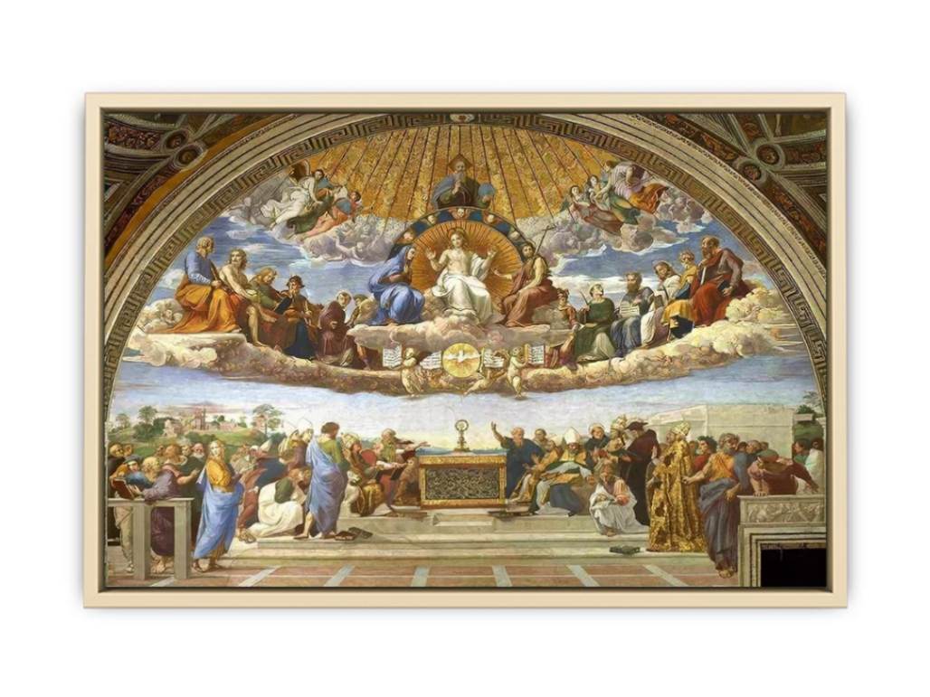 Disputation of the Holy Sacrament (La Disputa)  Art Print