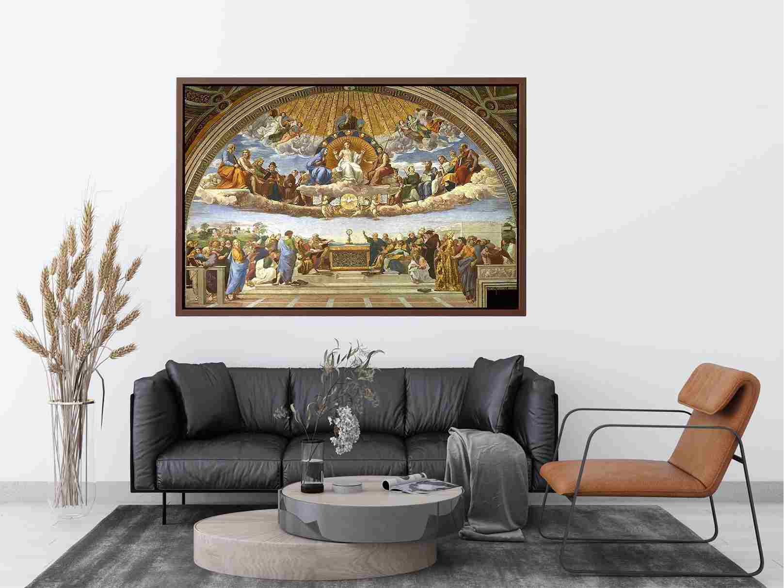 Disputation of the Holy Sacrament (La Disputa) by Raphael Painting 