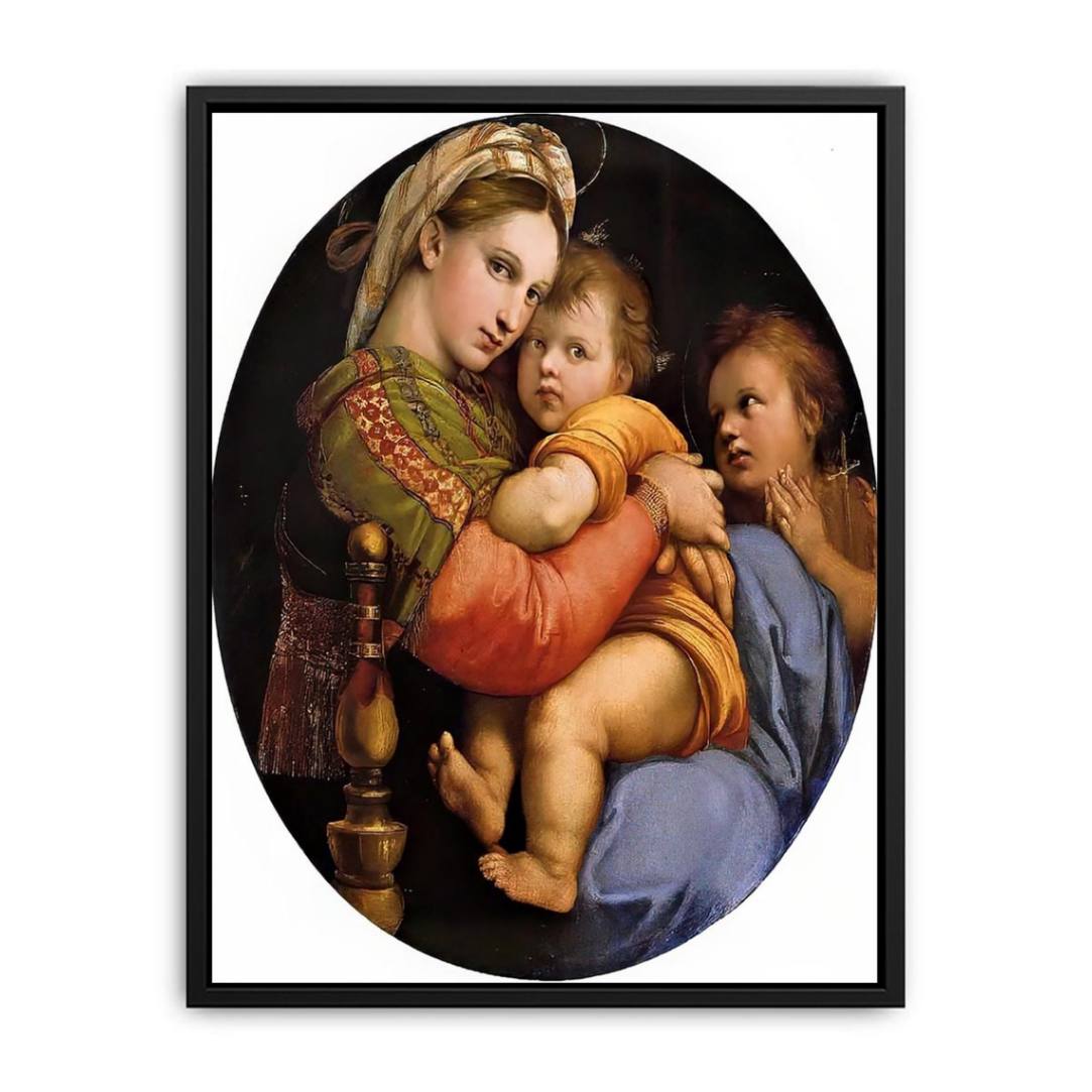 The Madonna Of The Chair Canvas Print