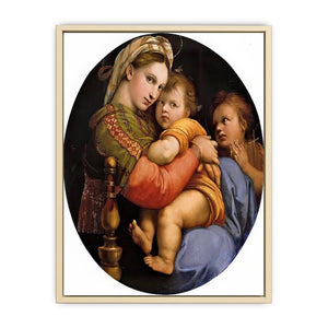 The Madonna Of The Chair  Art Print