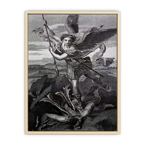 Saint Michael Trampling the Dragon 1518  Art Print