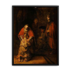 The Return of the Prodigal Son c. 1669 Canvas Print