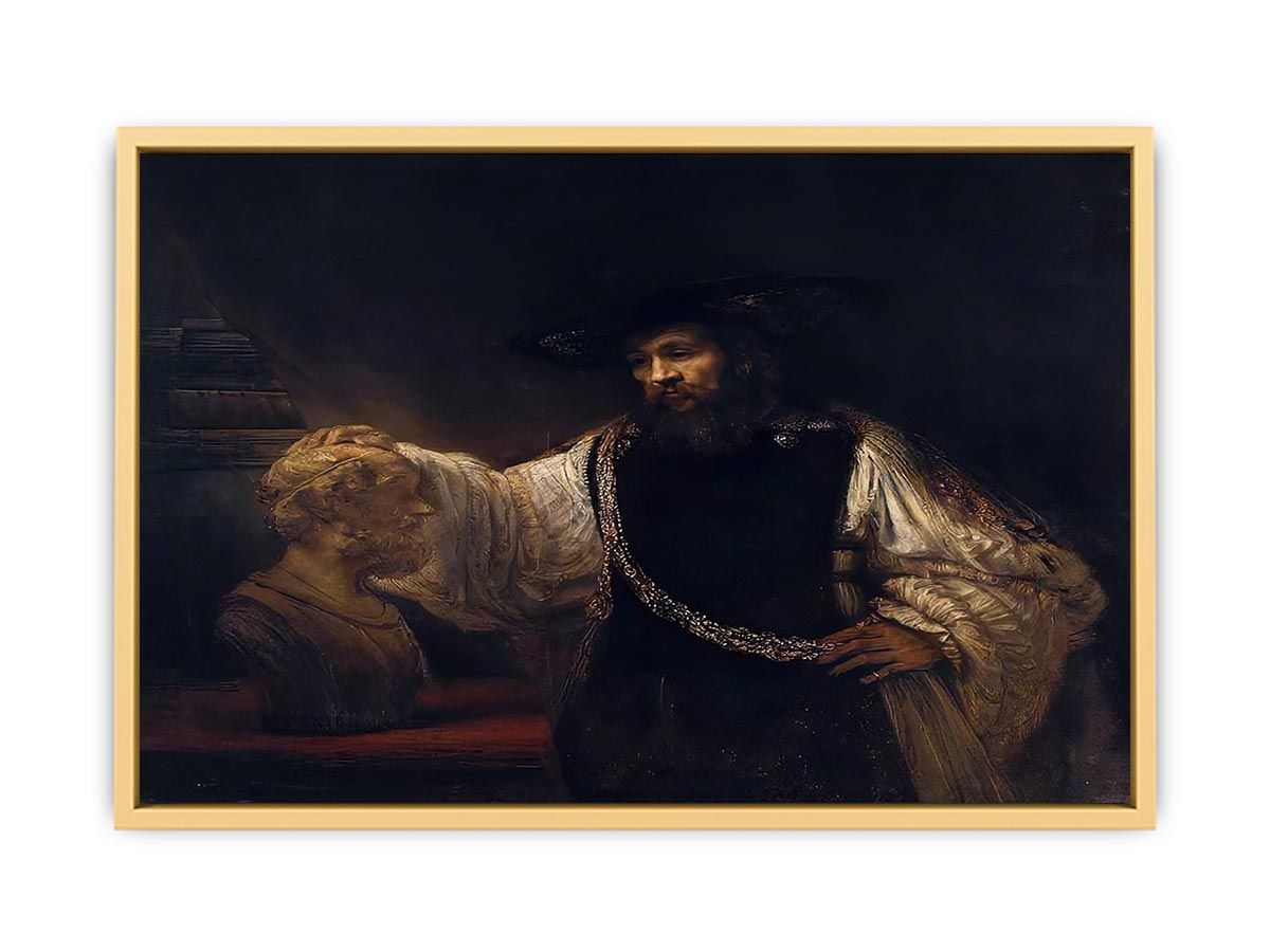 Aristotle with a Bust of Homer 1653 Streched canvas