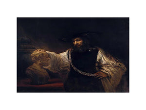 Aristotle with a Bust of Homer 1653 by Rembrandt Van Rijn