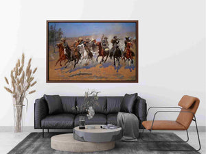 A Dash for the Timber by Frederic Remington Painting 
