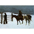 The Fall Of The Cowboy by Frederic Remington