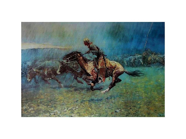 Remington Stampede by Frederic Remington