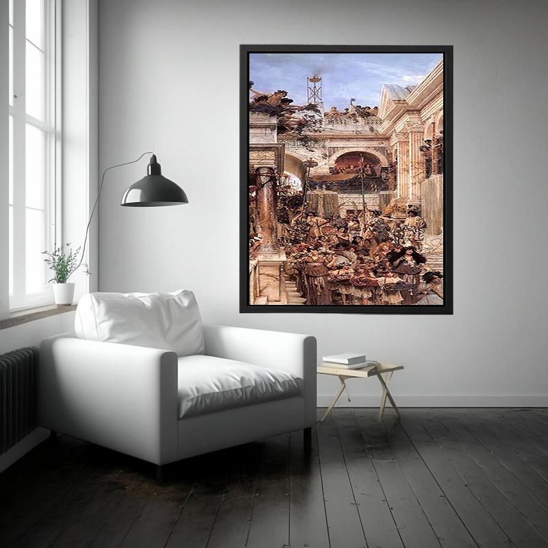 Spring by Sir Lawrence Alma-Tadema Painting 