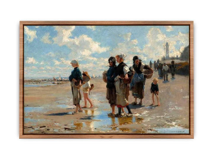 The Oyster Gatherers Of Cancale  Poster