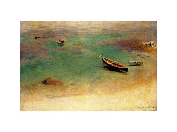 A Boat in the Waters off Capri