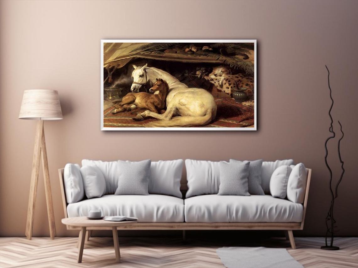 The Arab Tent 1866 by Sir Edwin Henry Landseer Painting 