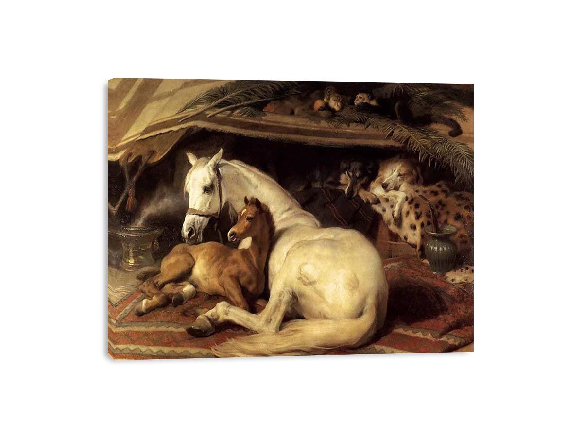 The Arab Tent 1866 by Sir Edwin Henry Landseer Painting 