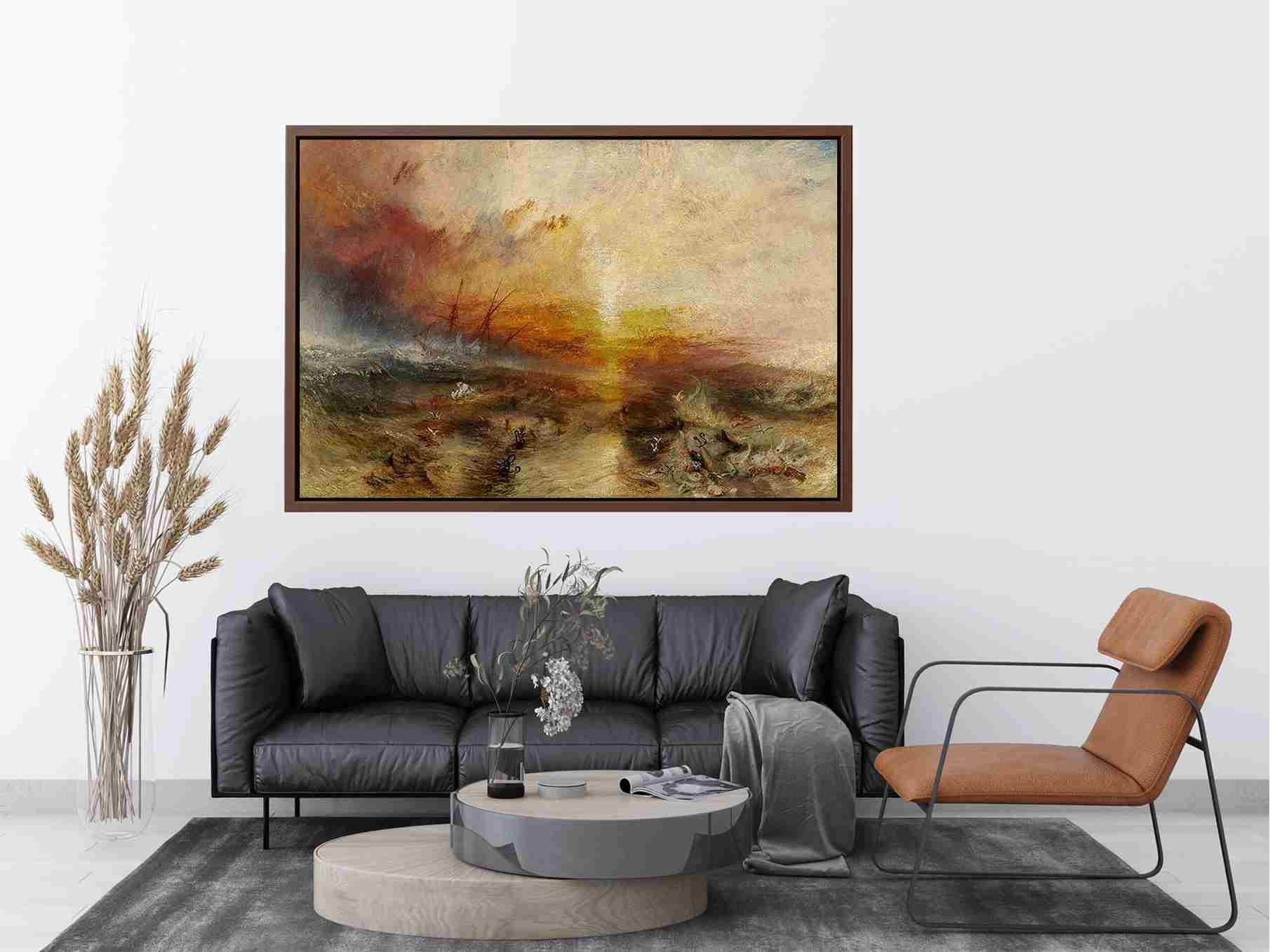 The Slave Ship 1840 by Joseph Mallord William Turner Painting 