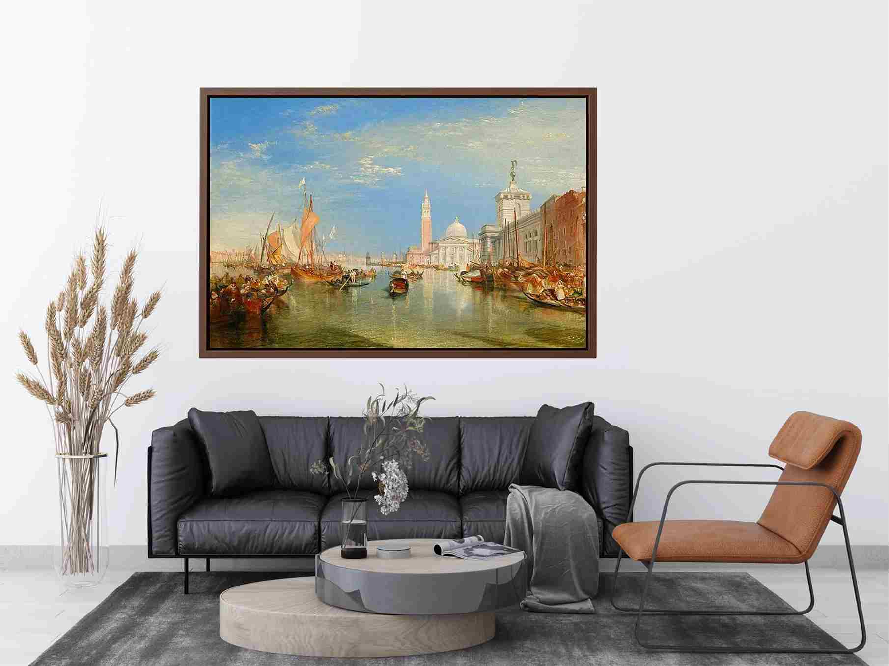Venice: The Dogana and San Giorgio Maggiore by Joseph Mallord William Turner Painting 