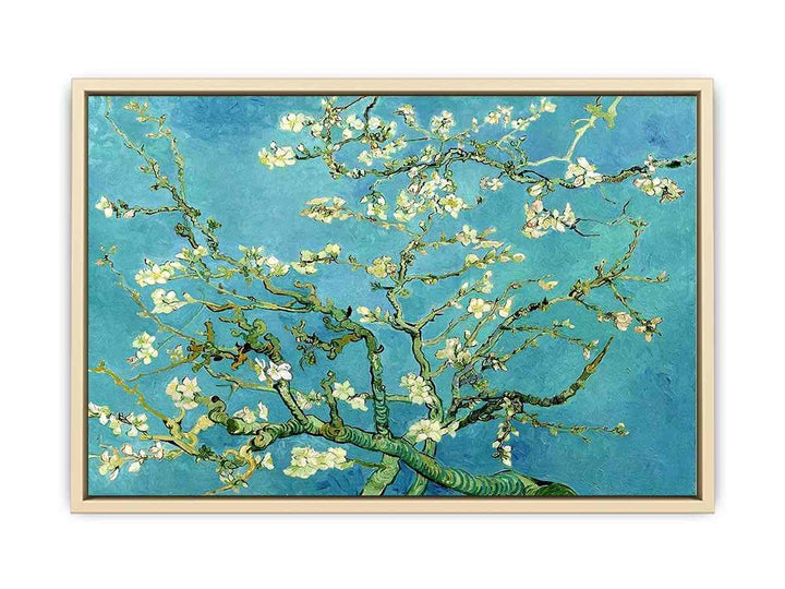 Blossoming Almond Tree Painting  Art Print