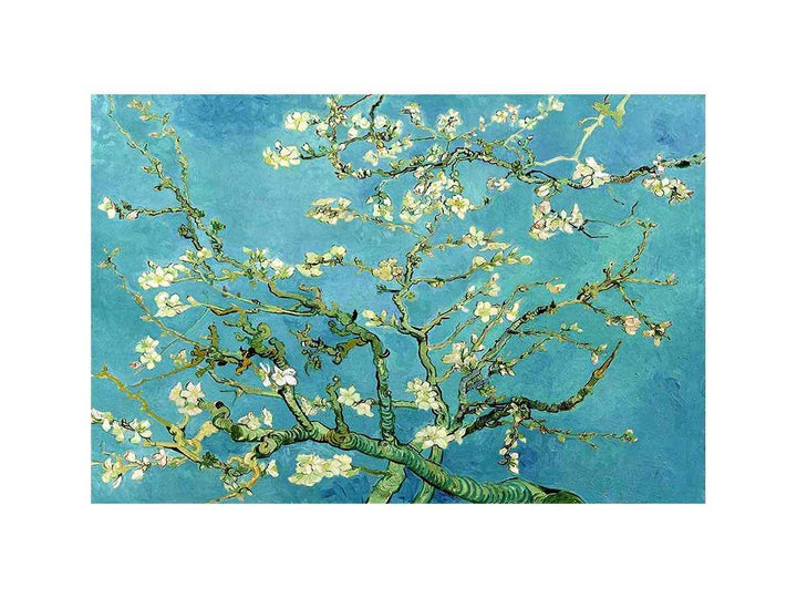 Blossoming Almond Tree Painting