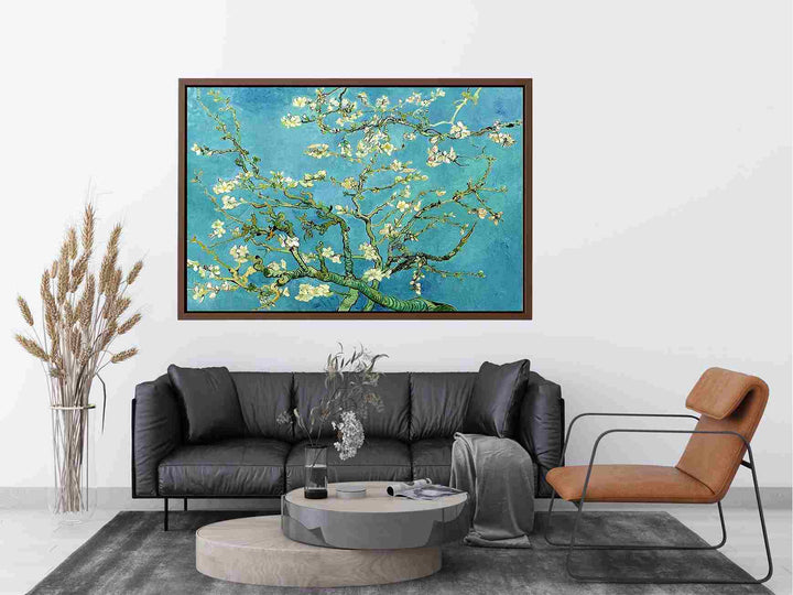 Blossoming Almond Tree Painting Painting