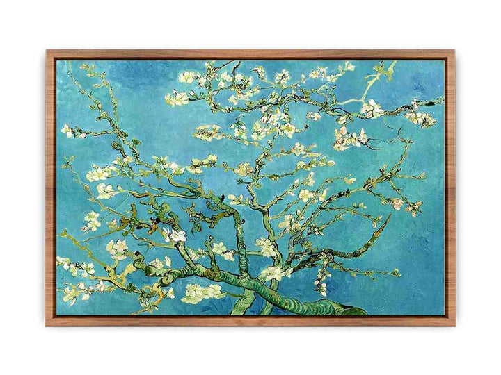 Blossoming Almond Tree Painting  Poster