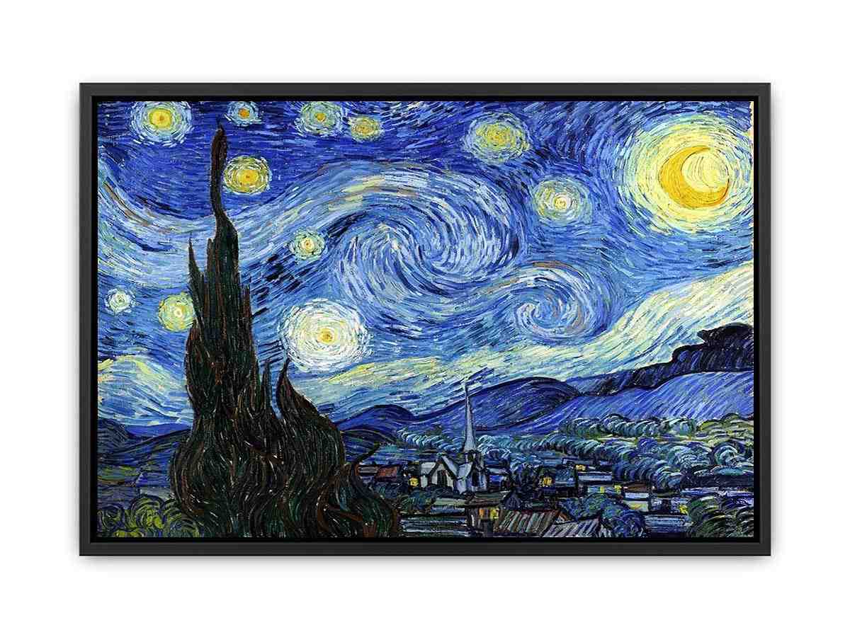 Starry Night Painting Canvas Print