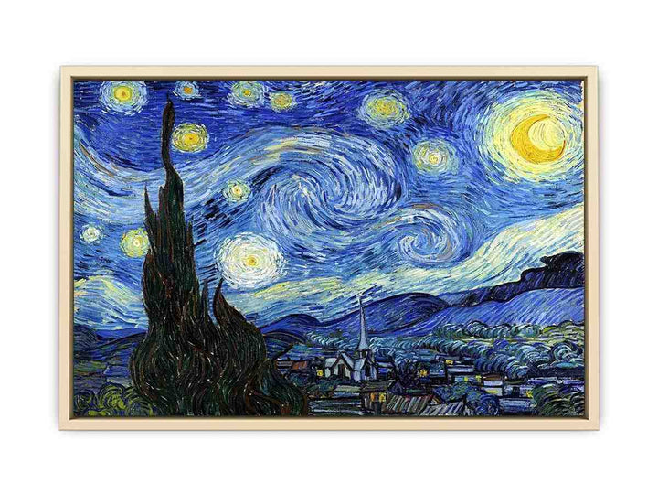 Starry Night Painting  Art Print