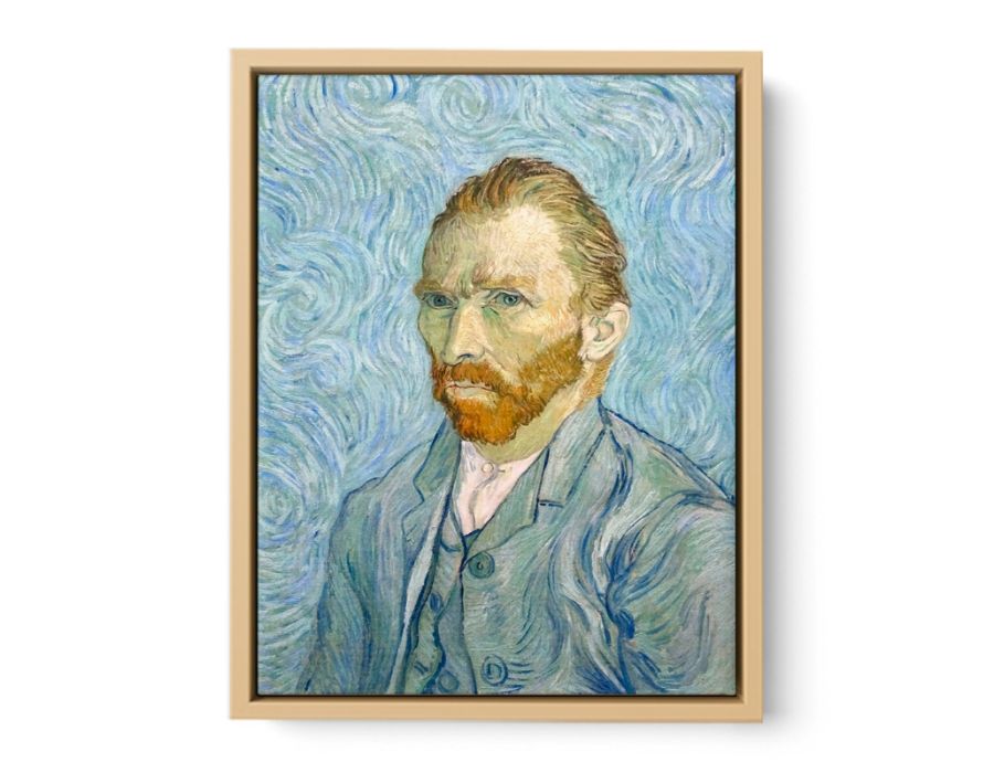 Self Portrait Painting of  Van Gogh framed Print