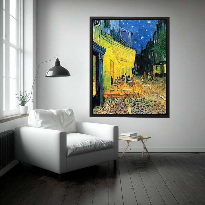 Cafe Terrace at Night Painting Painting