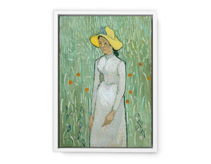 Girl in White by Vincent Van Gogh  Painting