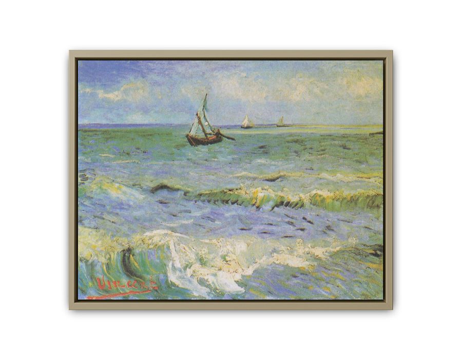 Fishing Boats at Saintes-Maries framed Print