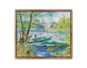 Fishing in Spring 2  Painting
