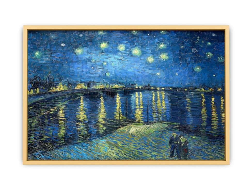 Starry Night Over the Rhone Streched canvas