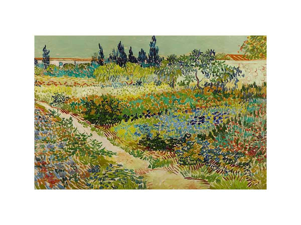 Garden At Arles By Van Gogh
