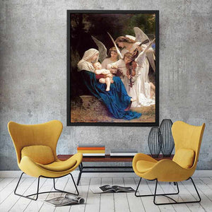 Song of the Angels by William-Adolphe Bouguereau Painting 