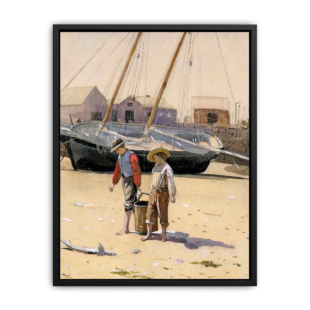 A Basket of Clams Canvas Print