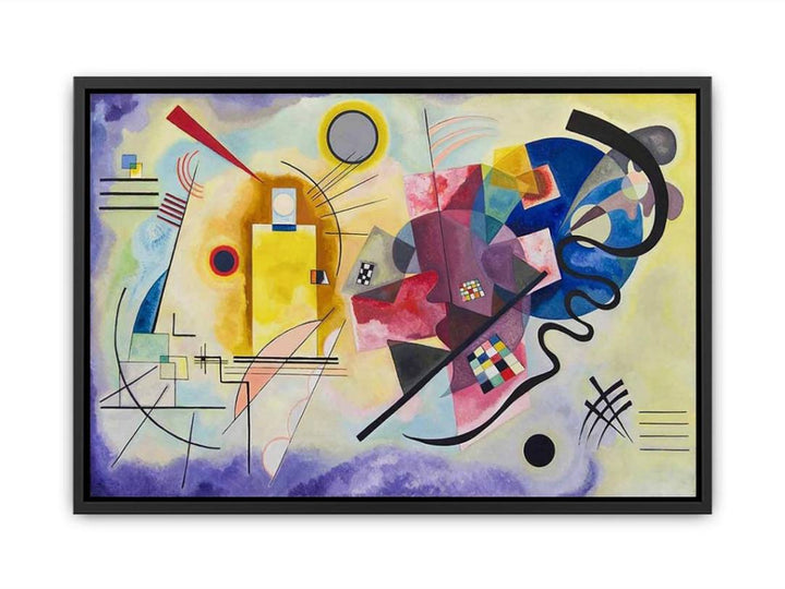 Yellow Red Blue Canvas Print