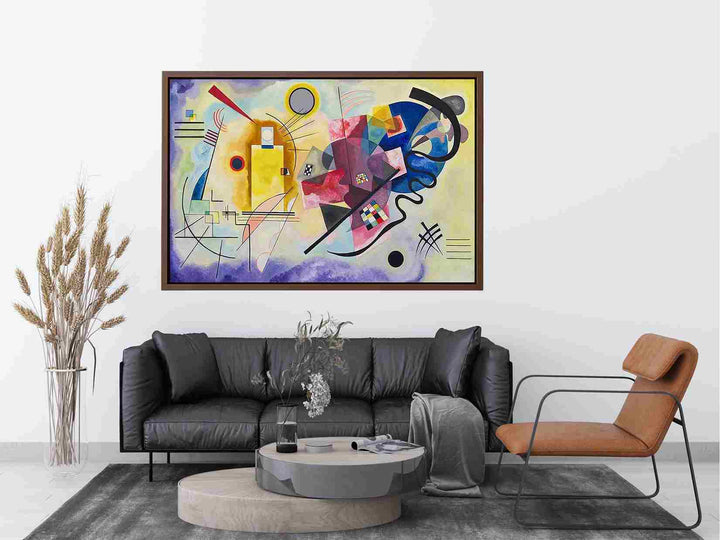 Yellow Red Blue Painting