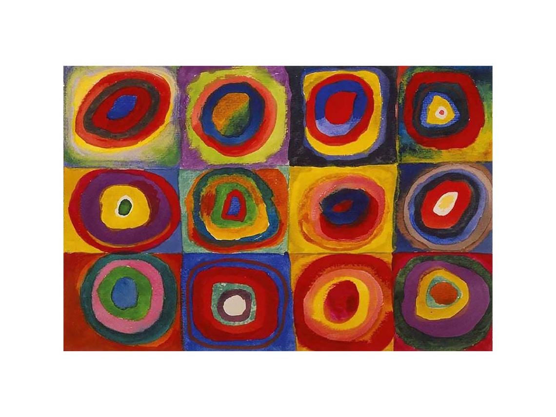 Squares with Concentric Rings by Wassily Kandinsky
