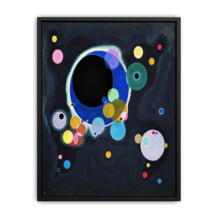 Several Circles Canvas Print