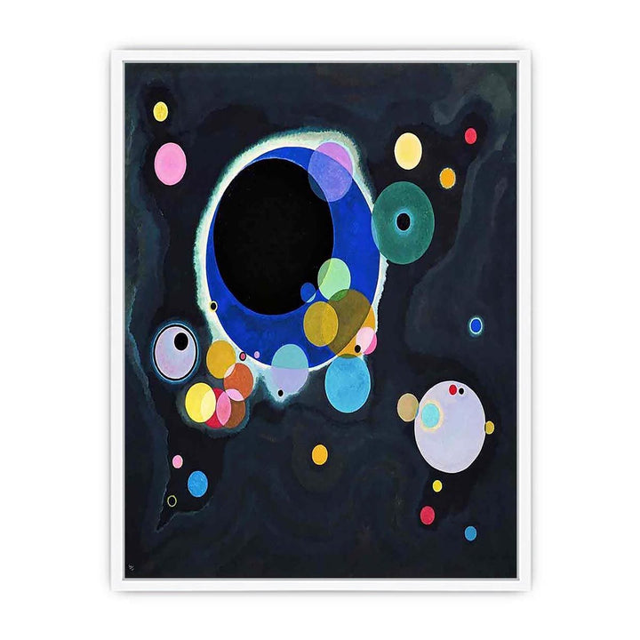 Several Circles Framed Print