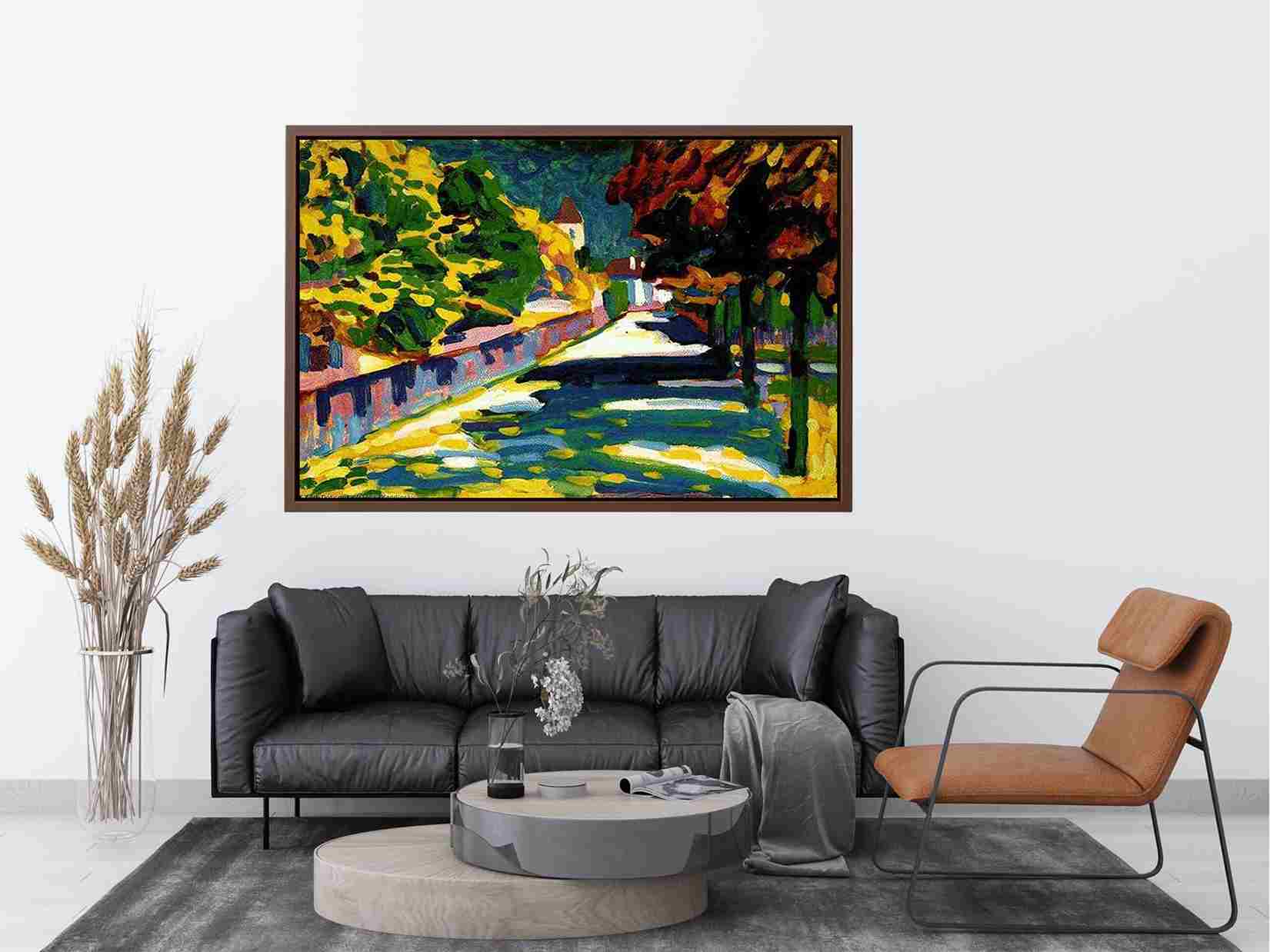 Autumn in Bavaria by Wassily Kandinsky Painting 