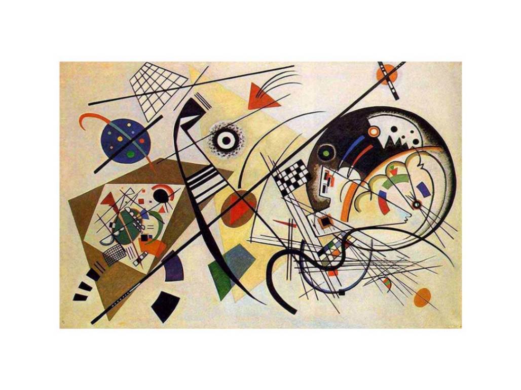 Throughgoing line by Wassily Kandinsky