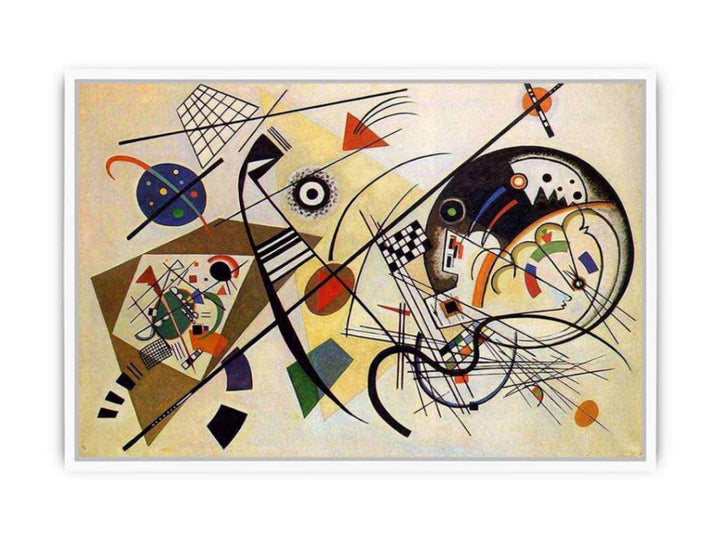 Throughgoing line Framed Print