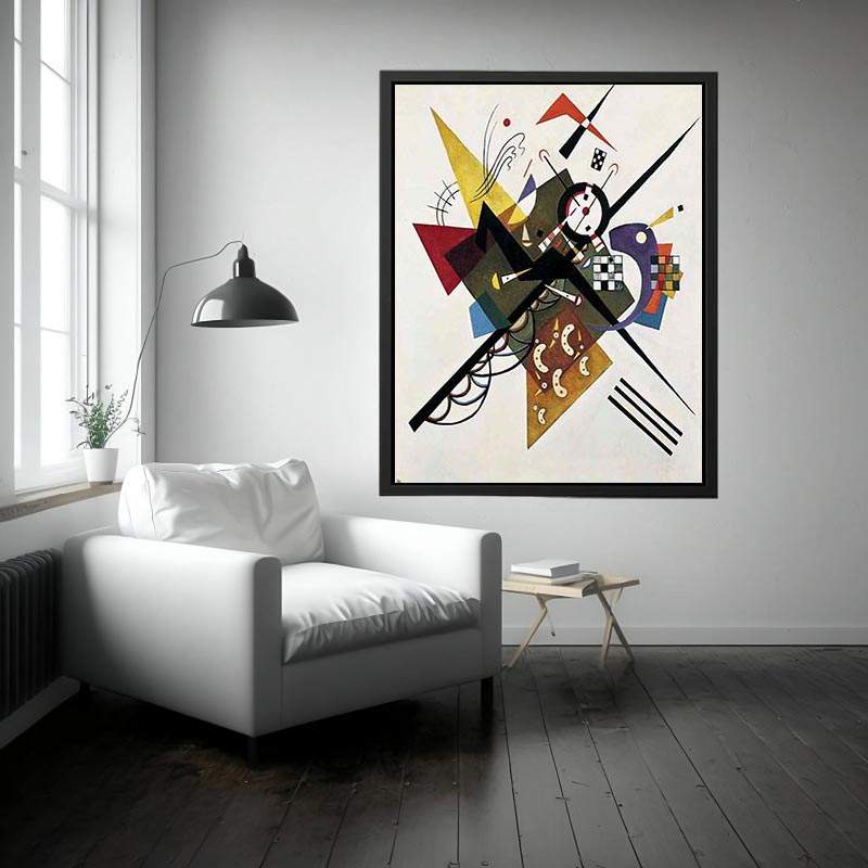 On White II by Wassily Kandinsky Painting 