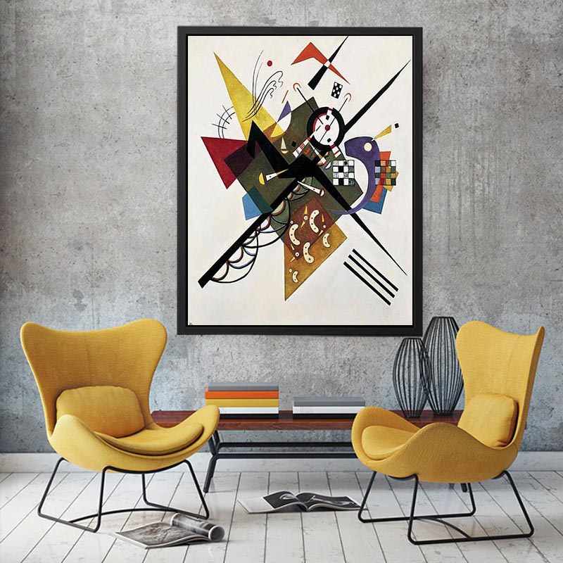 On White II by Wassily Kandinsky Painting 