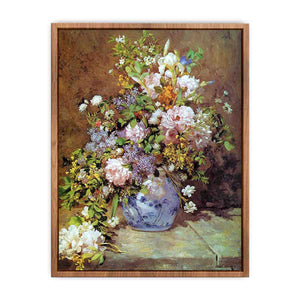 Spring Bouquet by Pierre Auguste Renoir  Poster