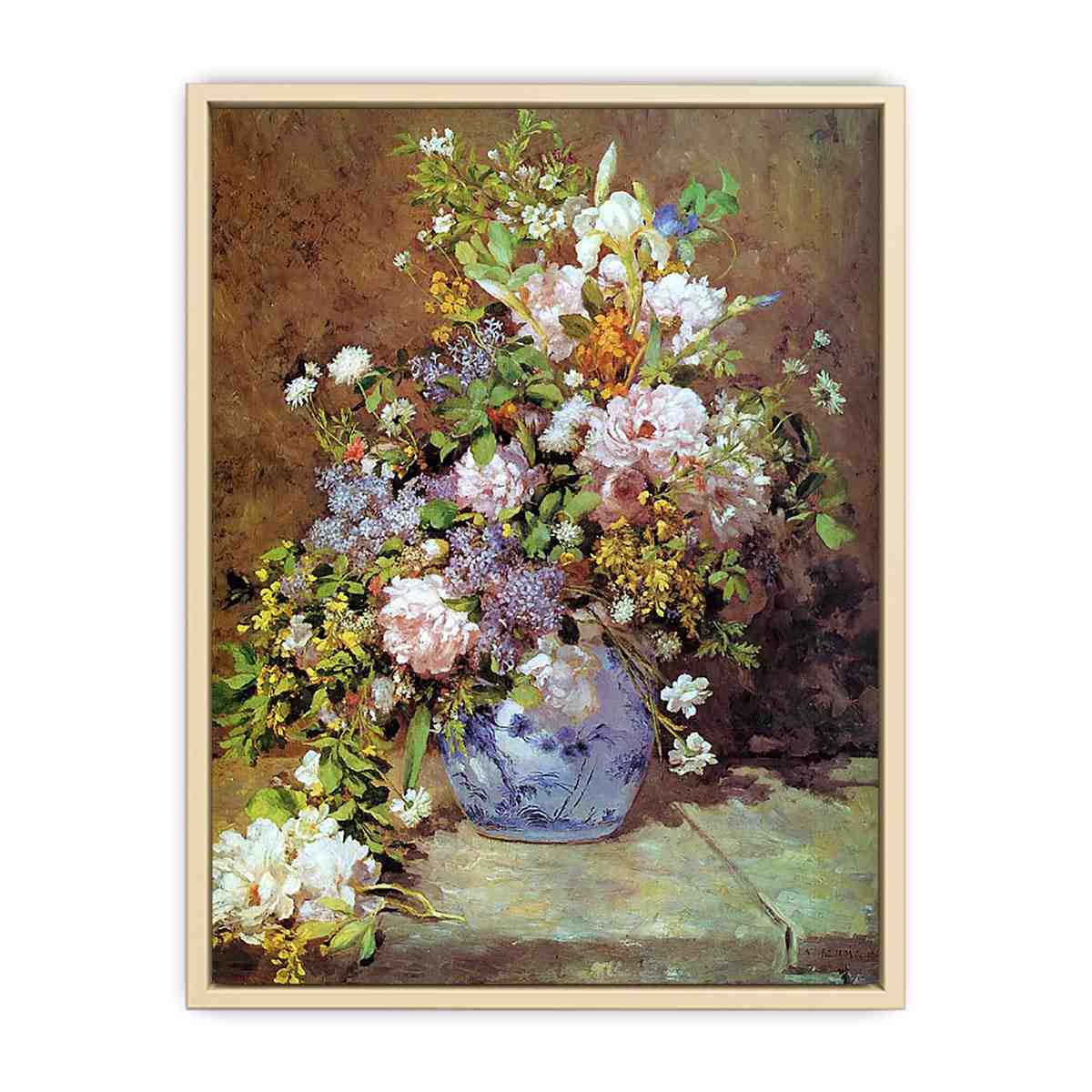 Spring Bouquet by Pierre Auguste Renoir  Art Print
