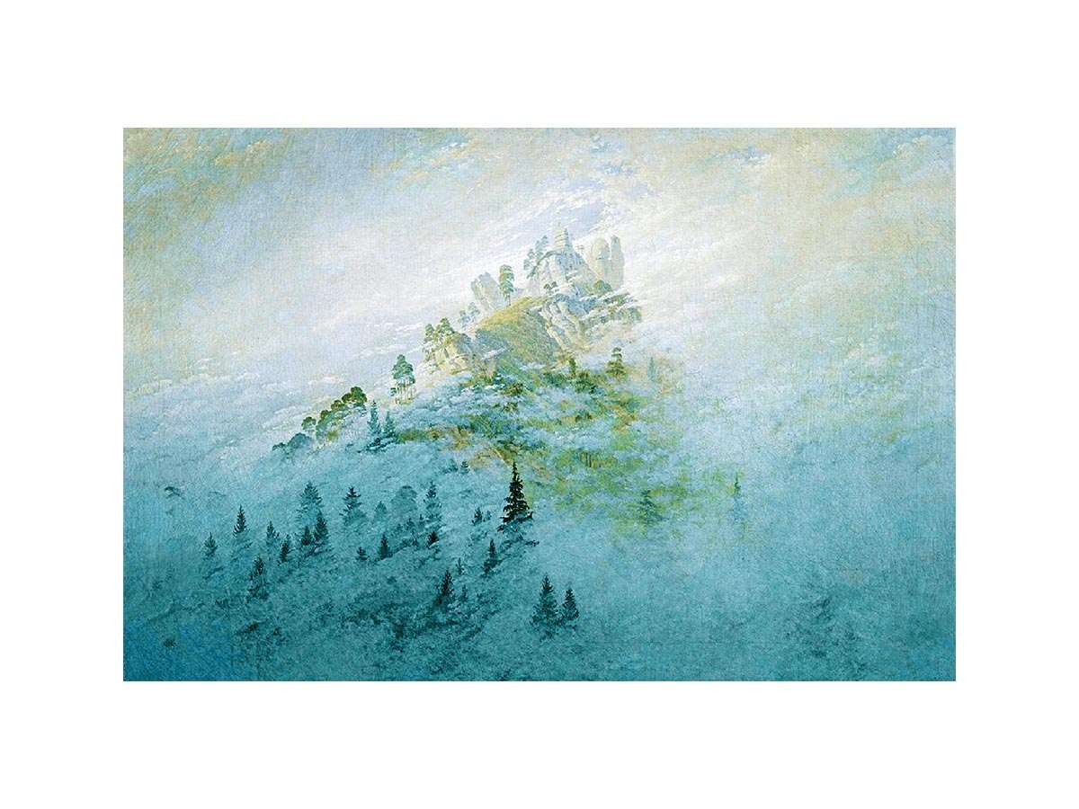 Morning Mist by Caspar  David  Friedrich 