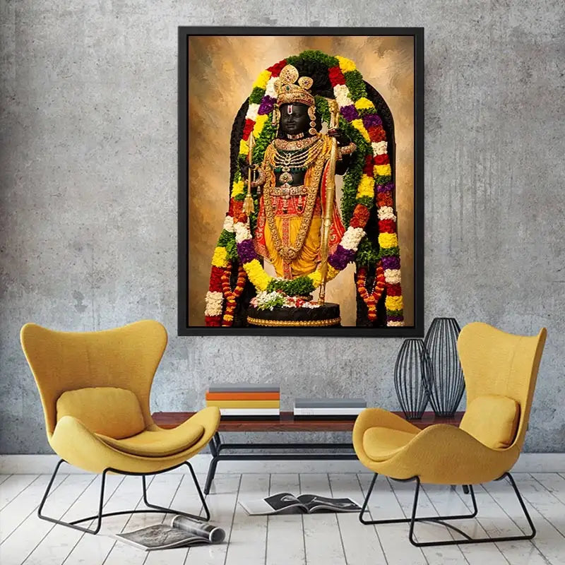 Lord Ram idol Canvas Print