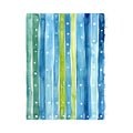 Serene watercolor stripe pattern with dots