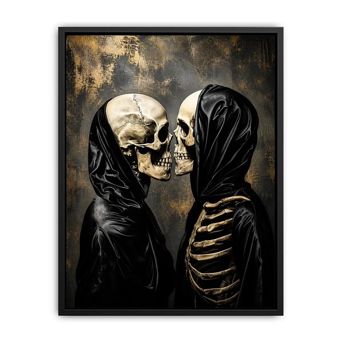 Intimate embrace of the forgotten skeletons